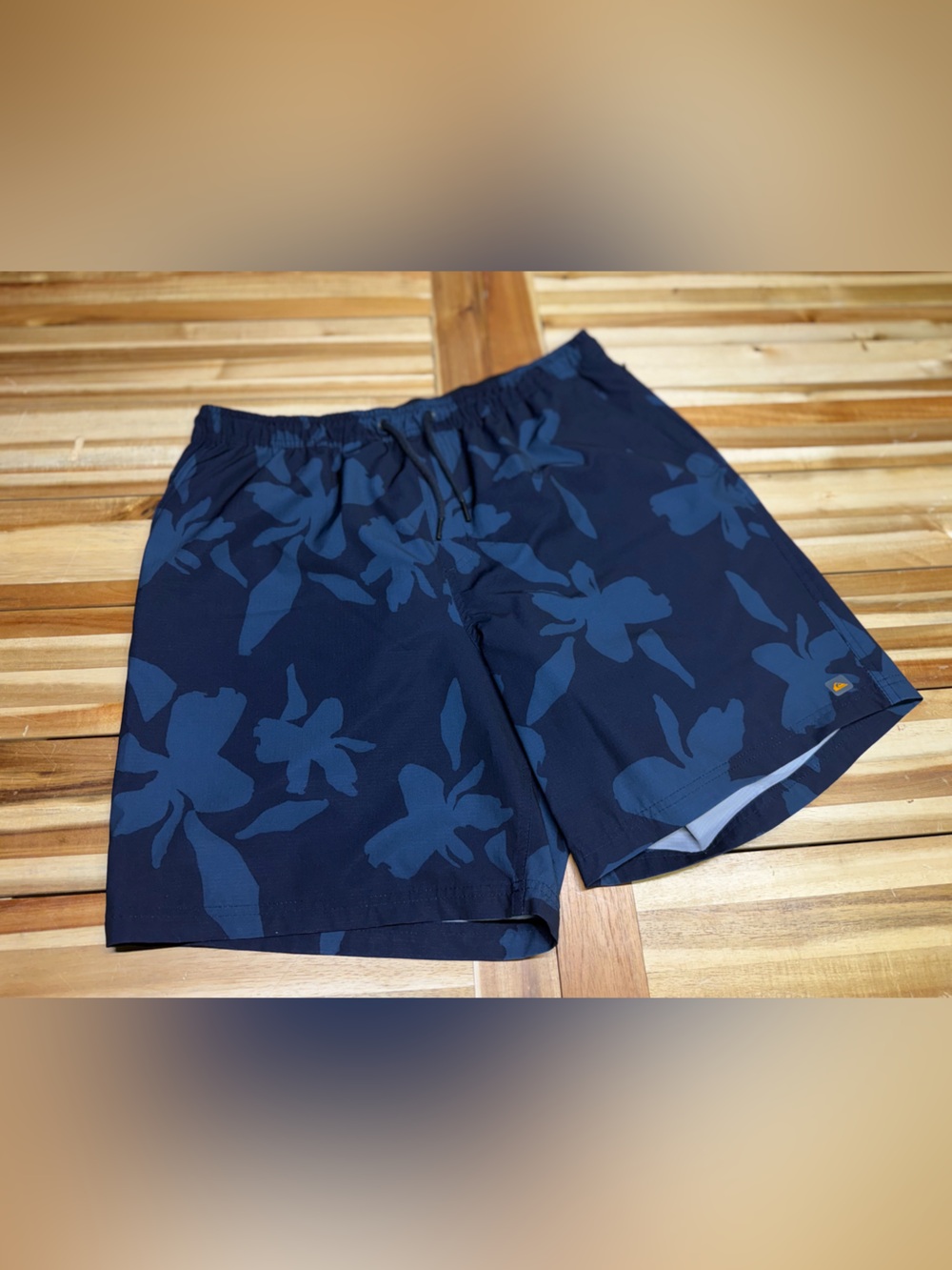 Quiksilver Navy/Blue & Black Waterman Men’s Shorts